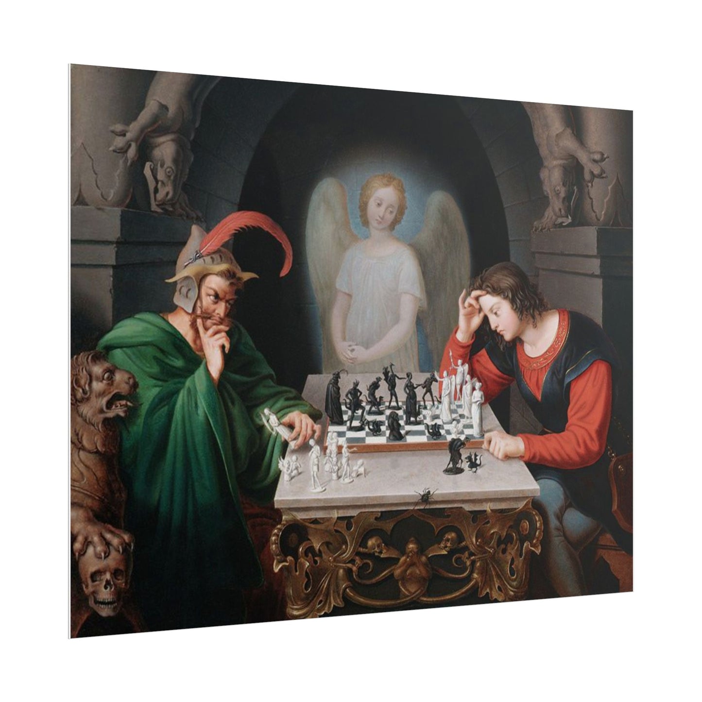 El Juego de Ajedrez de la Vida – Póster de Arte Clásico