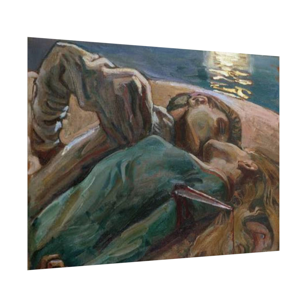 Amor y Melancolía – Póster de Arte Clásico