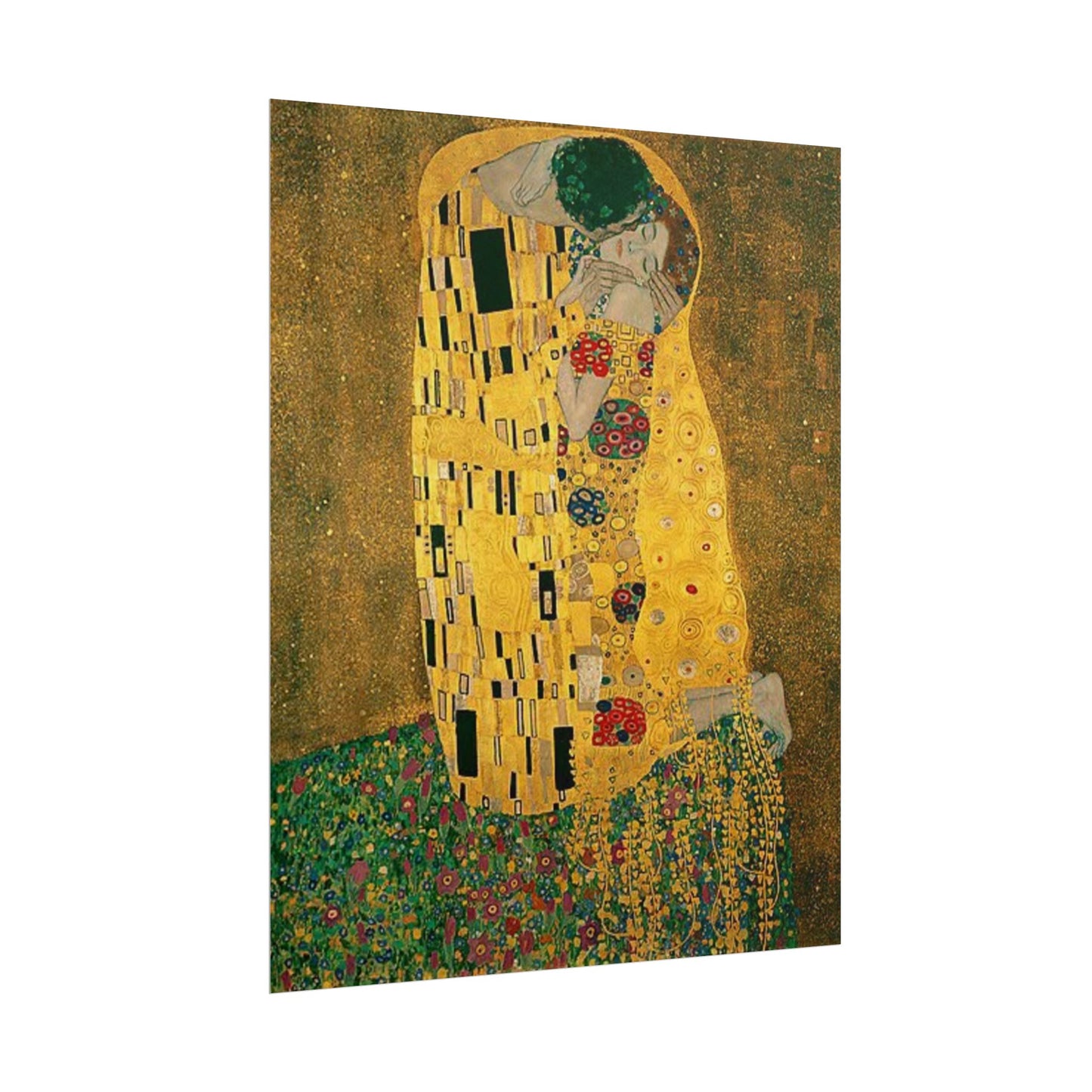 El Beso de Gustav Klimt – Póster de Arte Clásico Elegante