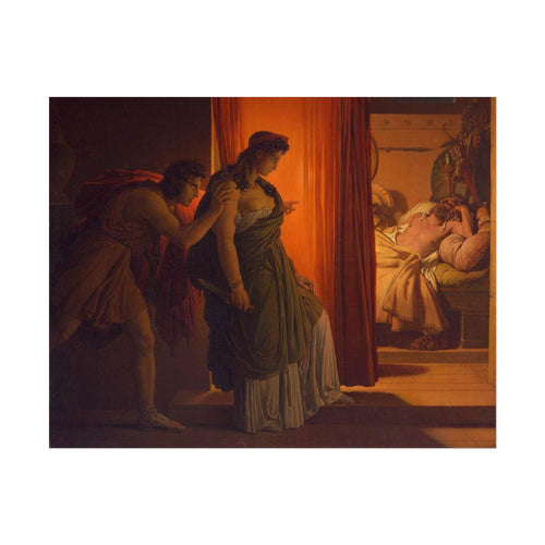 El Asesinato de Agamenón – Póster de Arte Mitológico Clásico