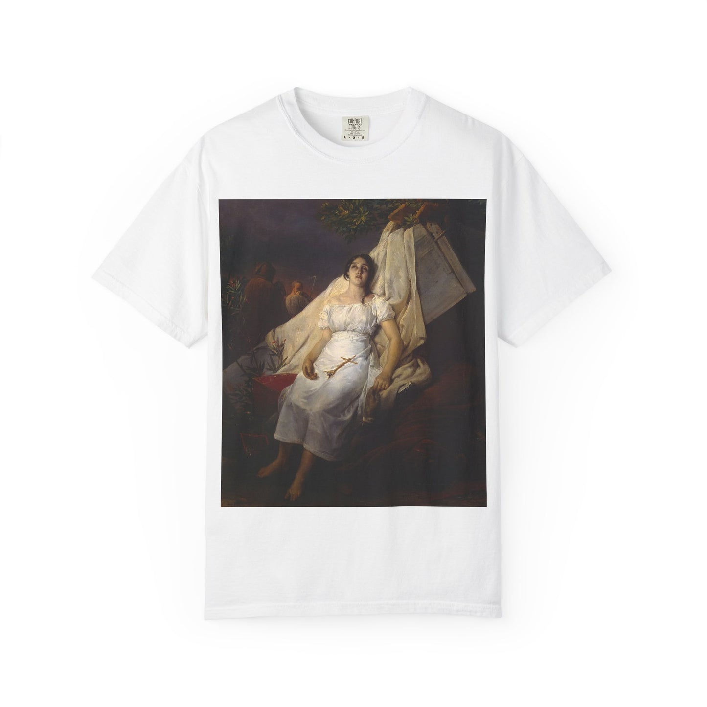 Camiseta con estampado de arte clásico vintage – Disponible en blanco y negro