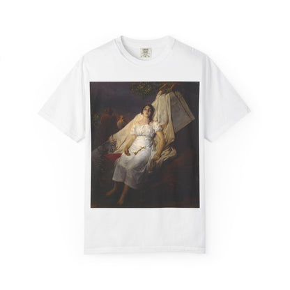 Camiseta con estampado de arte clásico vintage – Disponible en blanco y negro