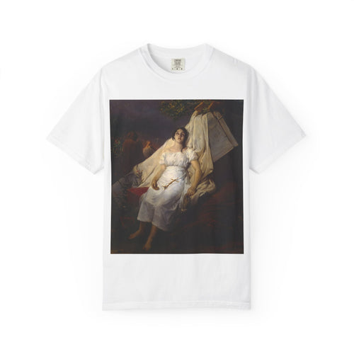 Camiseta con estampado de arte clásico vintage – Disponible en blanco y negro
