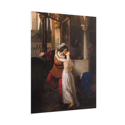 El Beso de Romeo y Julieta – Póster de Arte Clásico Romántico