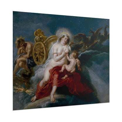 El Nacimiento de la Vía Láctea – Póster Clásico de Peter Paul Rubens