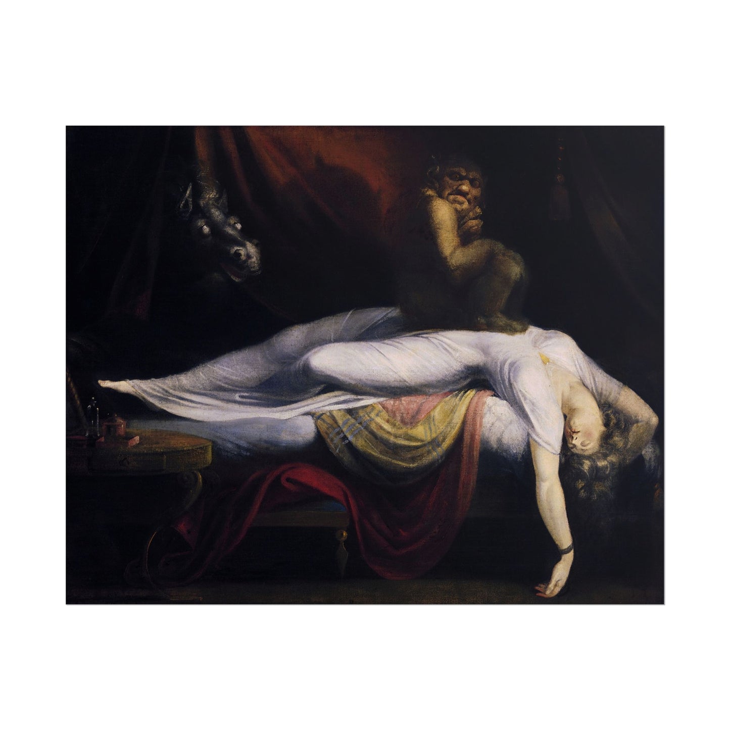La Pesadilla – Póster de Arte Gótico Clásico