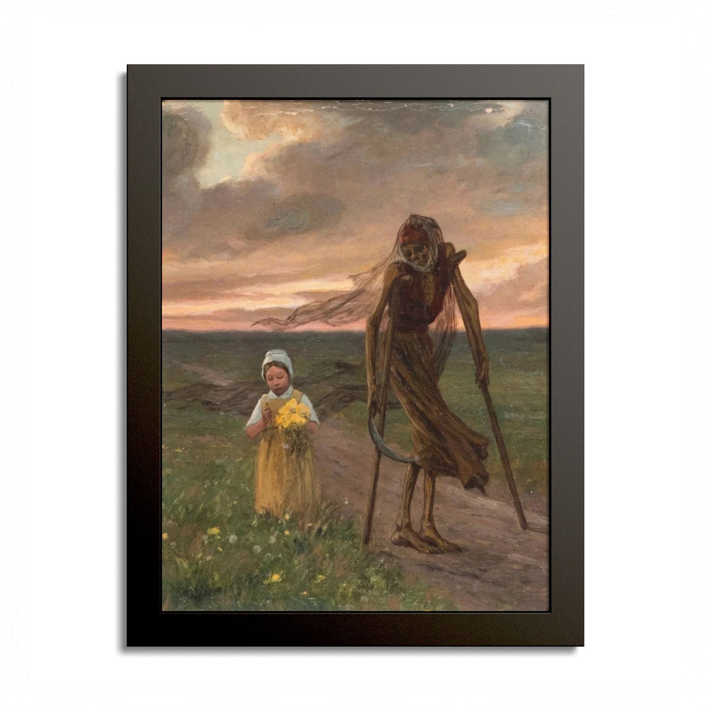 The Child and Death (1893) – Vintage Art Poster