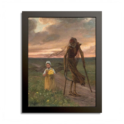 The Child and Death (1893) – Vintage Art Poster