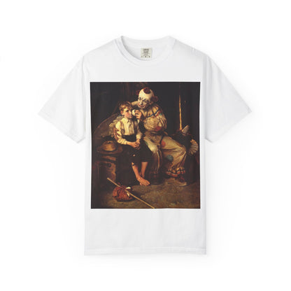 Vintage Clown & Child Art Graphic T-Shirt – Unisex Tee