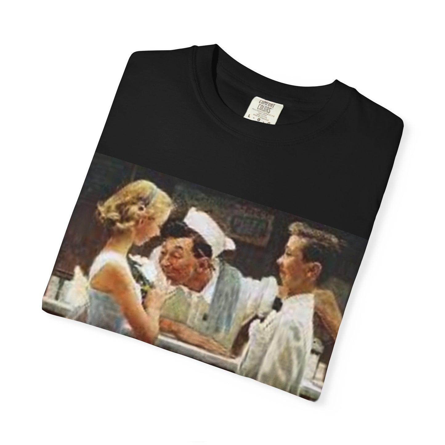 Camiseta con Estampado de Arte Vintage Retro – Disponible en Blanco y Negro