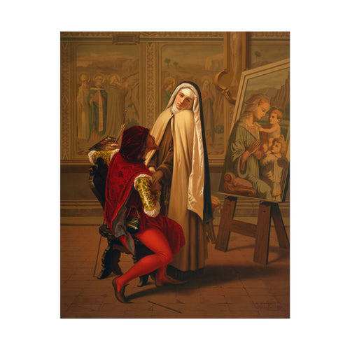 El Encuentro” – Arte Clásico y Elegancia Atemporal | Póster Decorativo Premium
