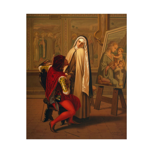 El Encuentro” – Arte Clásico y Elegancia Atemporal | Póster Decorativo Premium