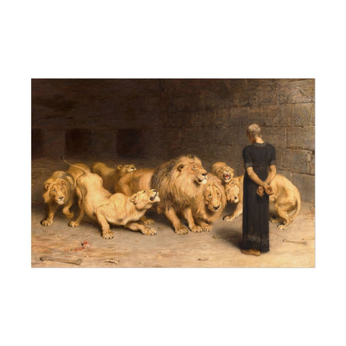 Daniel en el Foso de los Leones – Póster de Arte Clásico