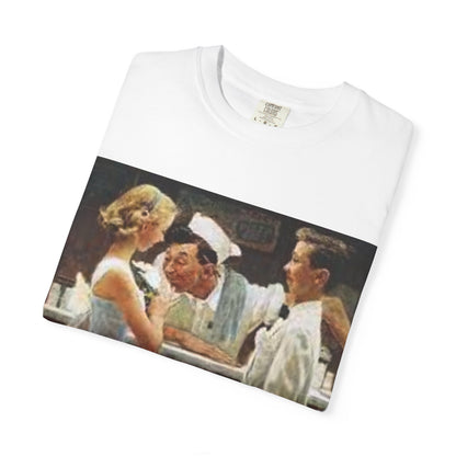Camiseta con Estampado de Arte Vintage Retro – Disponible en Blanco y Negro