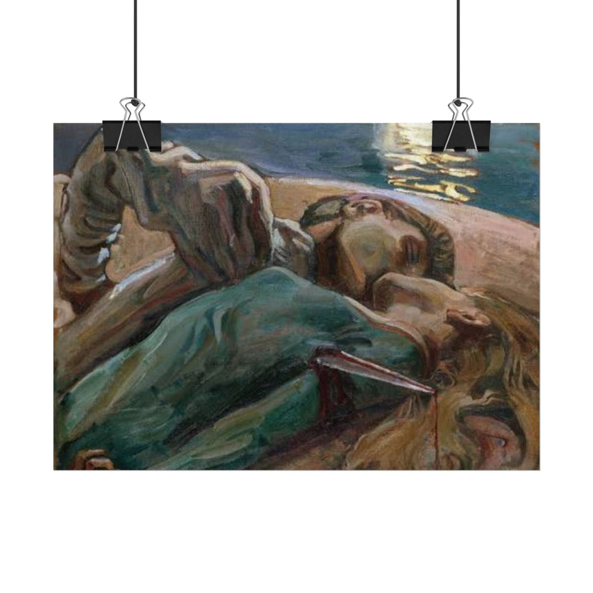 Amor y Melancolía – Póster de Arte Clásico