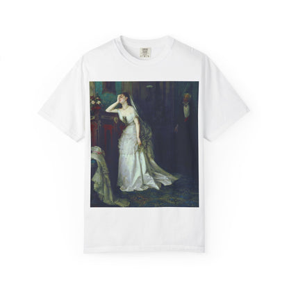 Camiseta con Estampado de Pintura Clásica de Boda – Disponible en Blanco y Negro