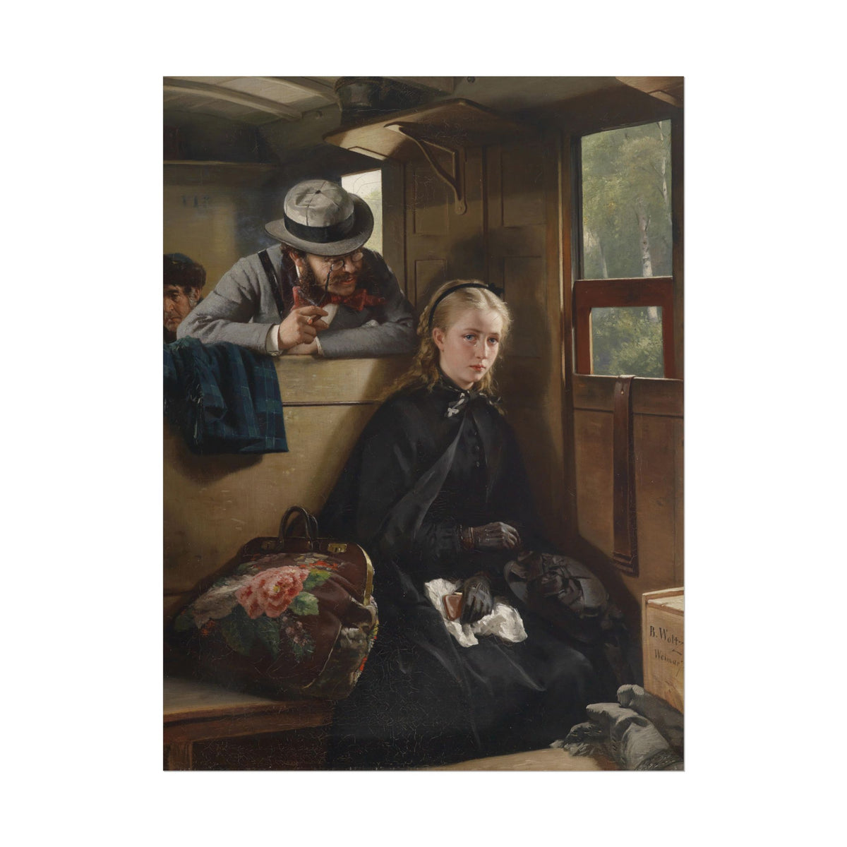 El Caballero Molesto – Póster de Arte Clásico de Berthold Woltze