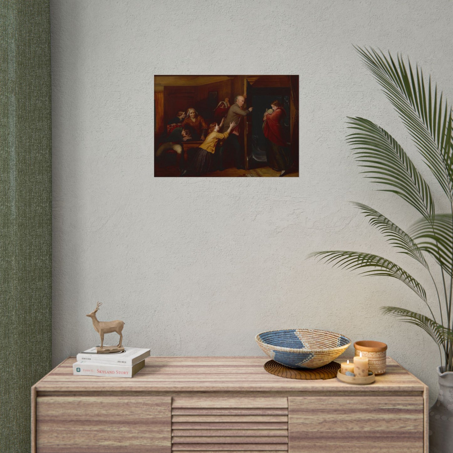 La Despedida en la Puerta – Póster de Arte Clásico