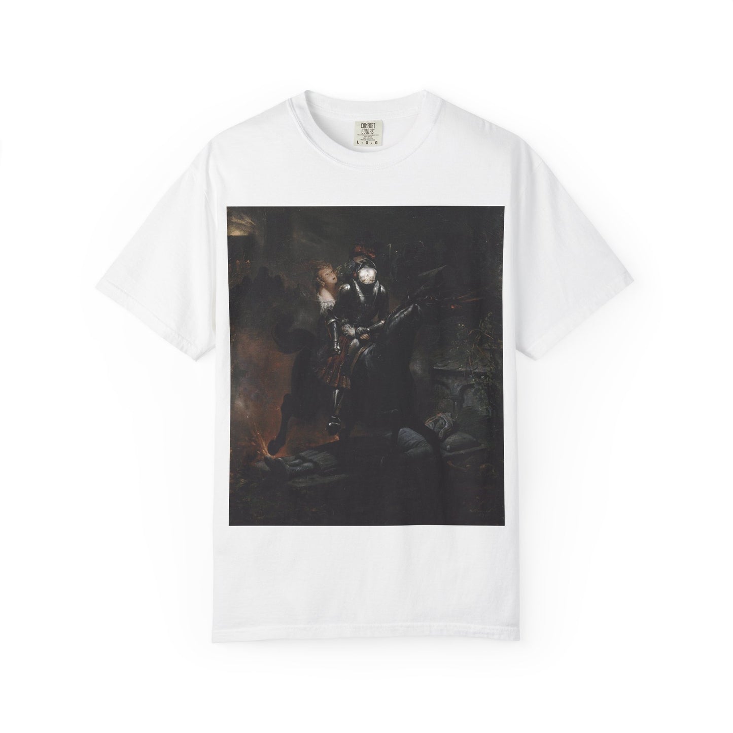 Dark Medieval Knight Art Graphic T-Shirt – Unisex Tee