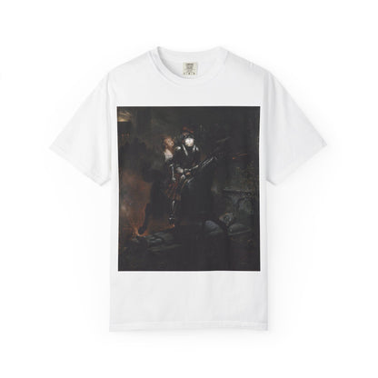 Dark Medieval Knight Art Graphic T-Shirt – Unisex Tee
