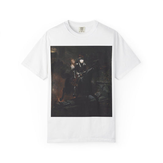 Dark Medieval Knight Art Graphic T-Shirt – Unisex Tee