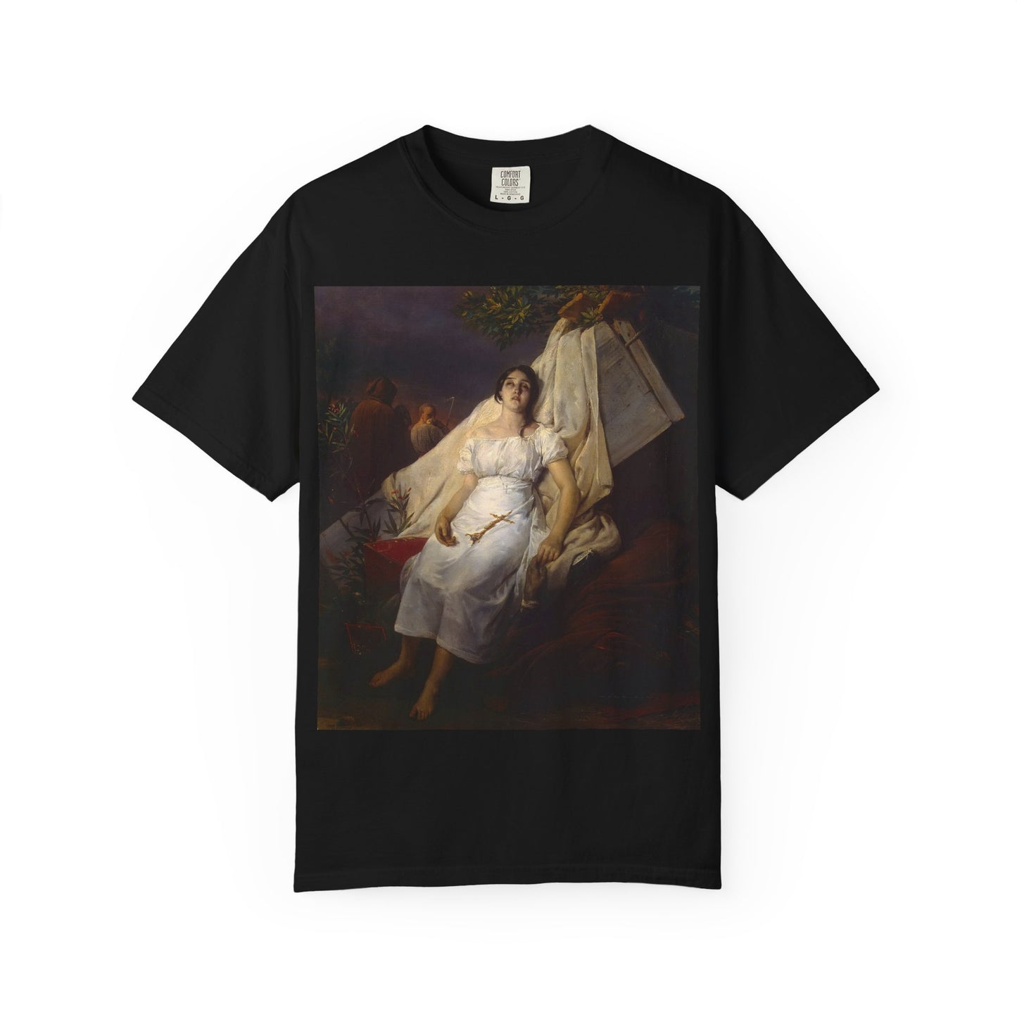 Camiseta con estampado de arte clásico vintage – Disponible en blanco y negro