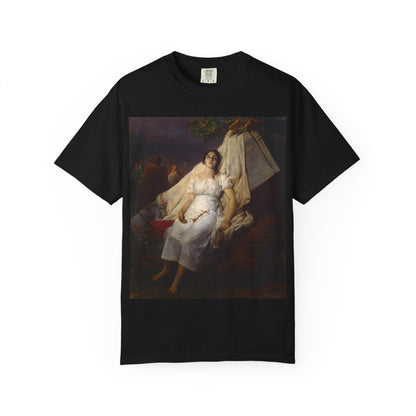 Camiseta con estampado de arte clásico vintage – Disponible en blanco y negro