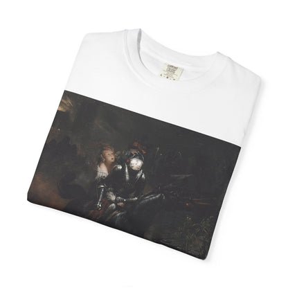 Dark Medieval Knight Art Graphic T-Shirt – Unisex Tee