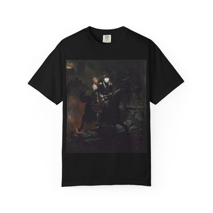 Dark Medieval Knight Art Graphic T-Shirt – Unisex Tee