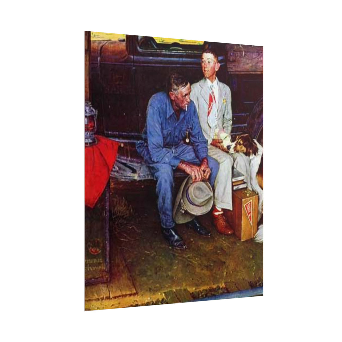 Compañeros de Viaje – Póster Artístico Vintage