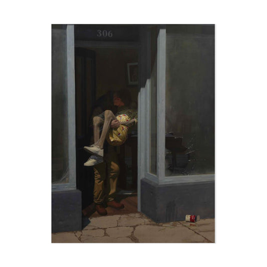 El Último Abrazo – Póster de Arte Emotivo