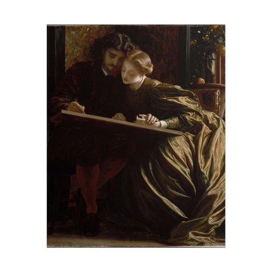El Amor del Artista – Póster de Arte Clásico Romántico | Decoración de Pared Vintage