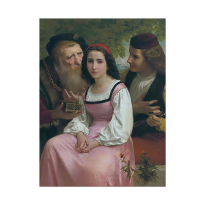 Entre la Riqueza y el Amor – Póster de Arte Clásico