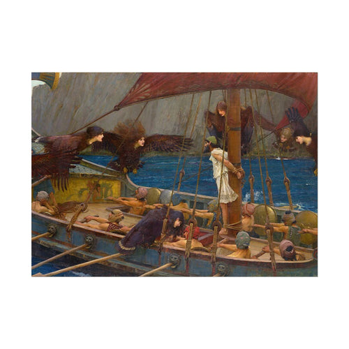 Póster "Ulises y las Sirenas" | Arte Clásico Mitológico para Decoración