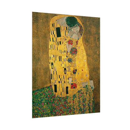El Beso de Gustav Klimt – Póster de Arte Clásico Elegante
