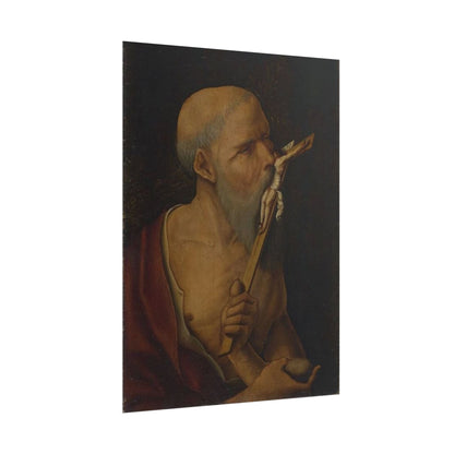 San Jerónimo con el Crucifijo – Póster de Arte Clásico