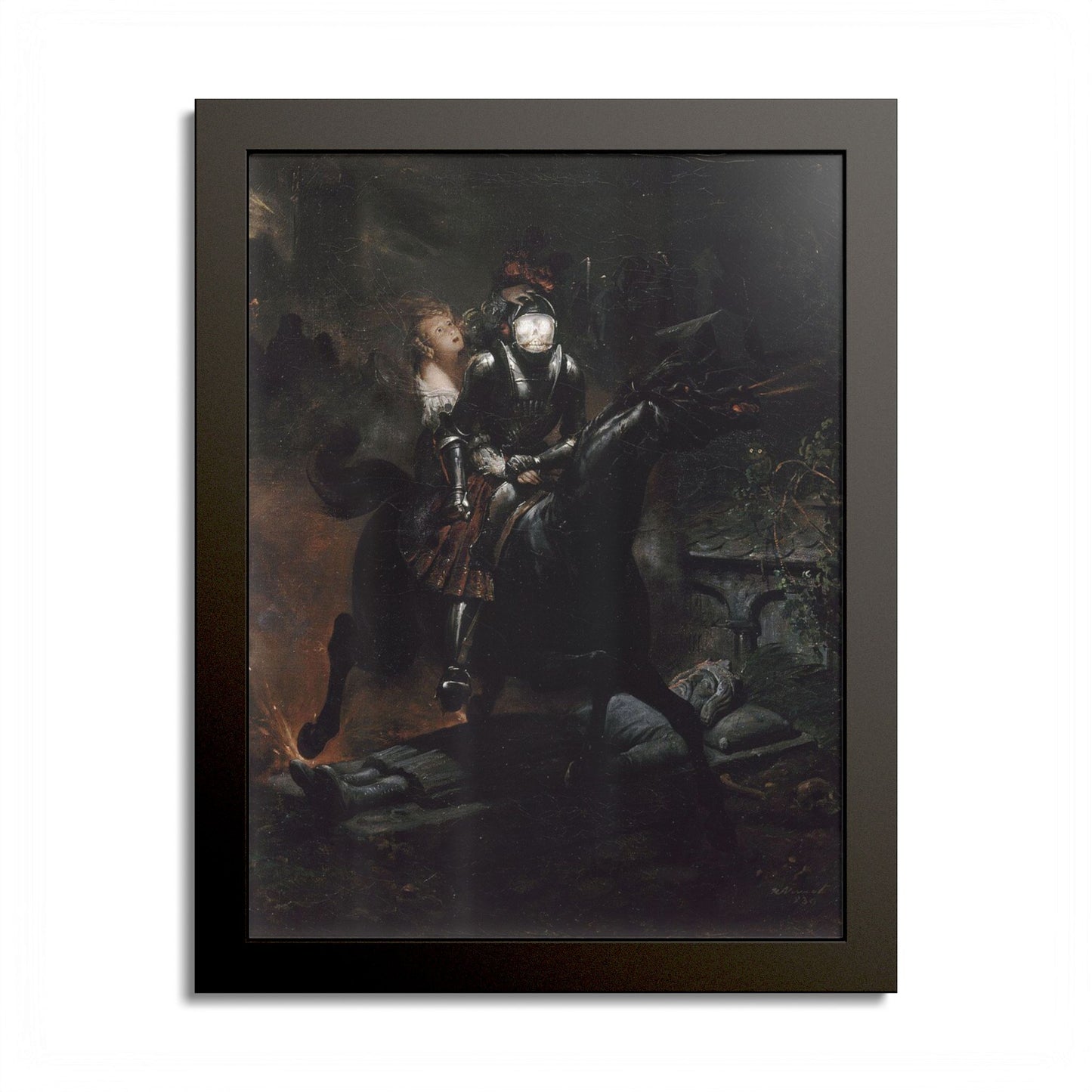 Póster de Caballero Medieval – Lámina de Arte Clásico y Fantasía para Decoración de Pared