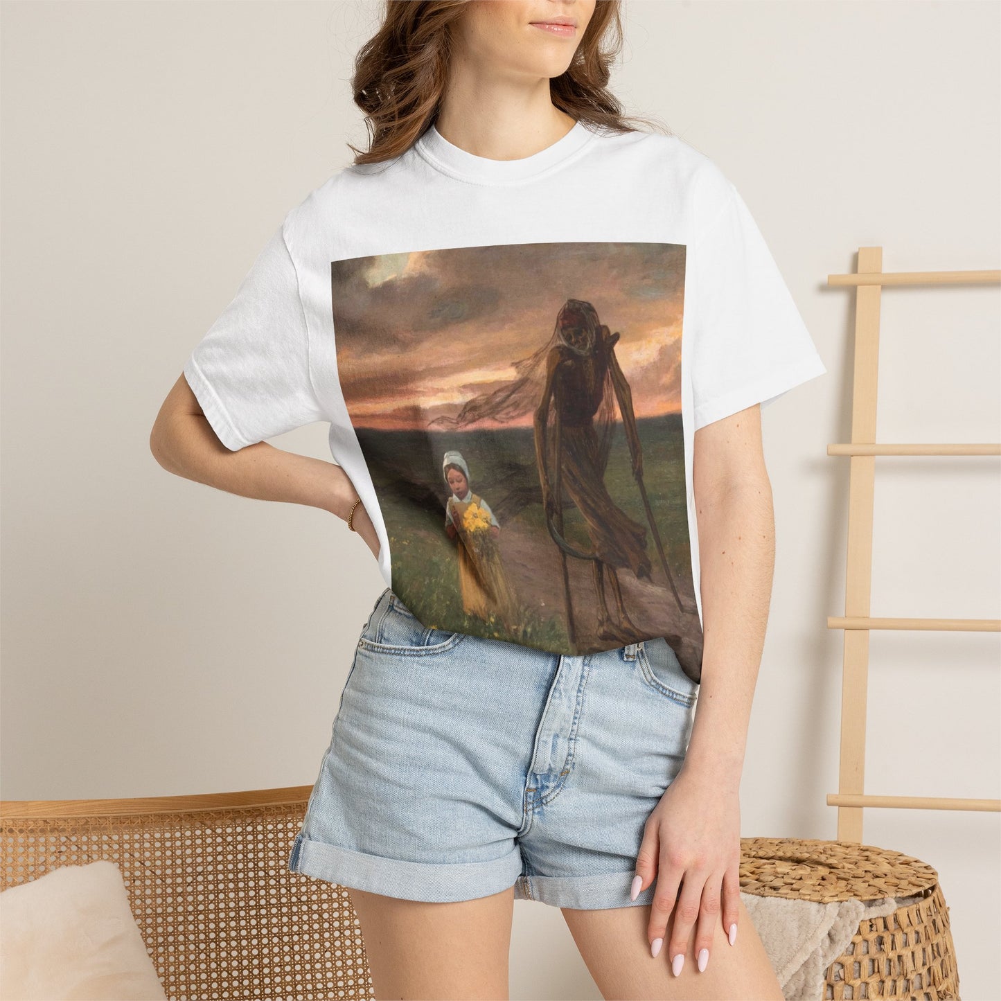 Vintage Gothic Art Graphic T-Shirt – Unisex Tee