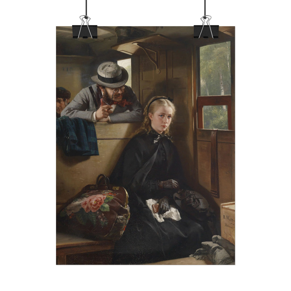 El Caballero Molesto – Póster de Arte Clásico de Berthold Woltze