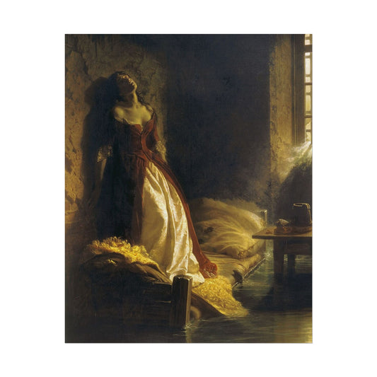 La Doncella Encarcelada – Póster de Arte Clásico | Decoración de Pared Vintage