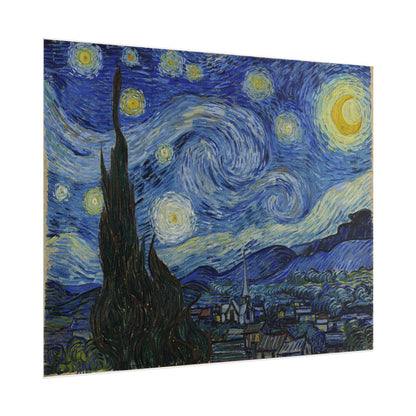 La Noche Estrellada – Póster de Arte Clásico de Vincent van Gogh