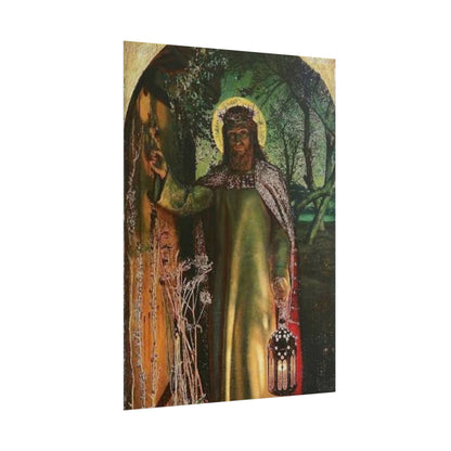 La Luz del Mundo – Póster de Arte Clásico Religioso | Decoración de Pared Elegante