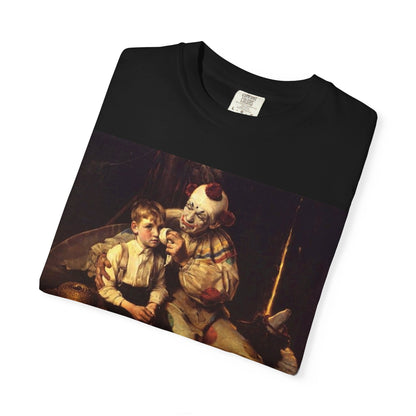 Vintage Clown & Child Art Graphic T-Shirt – Unisex Tee