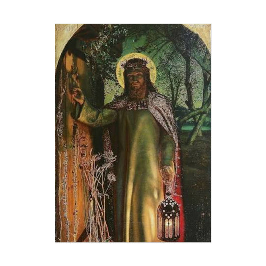 La Luz del Mundo – Póster de Arte Clásico Religioso | Decoración de Pared Elegante