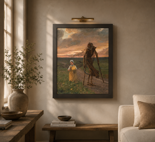 The Child and Death (1893) – Vintage Art Poster